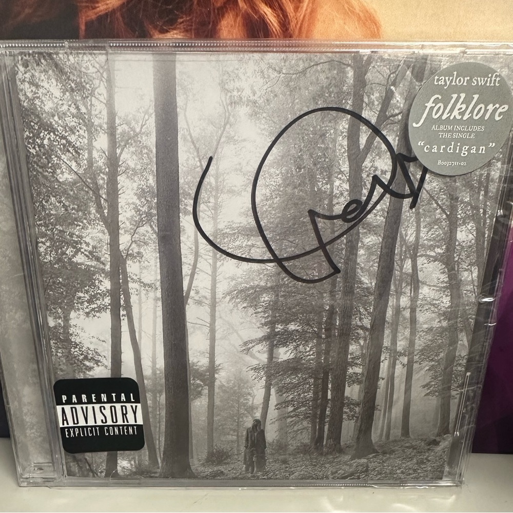 Taylor Swift Folklore Signed CD